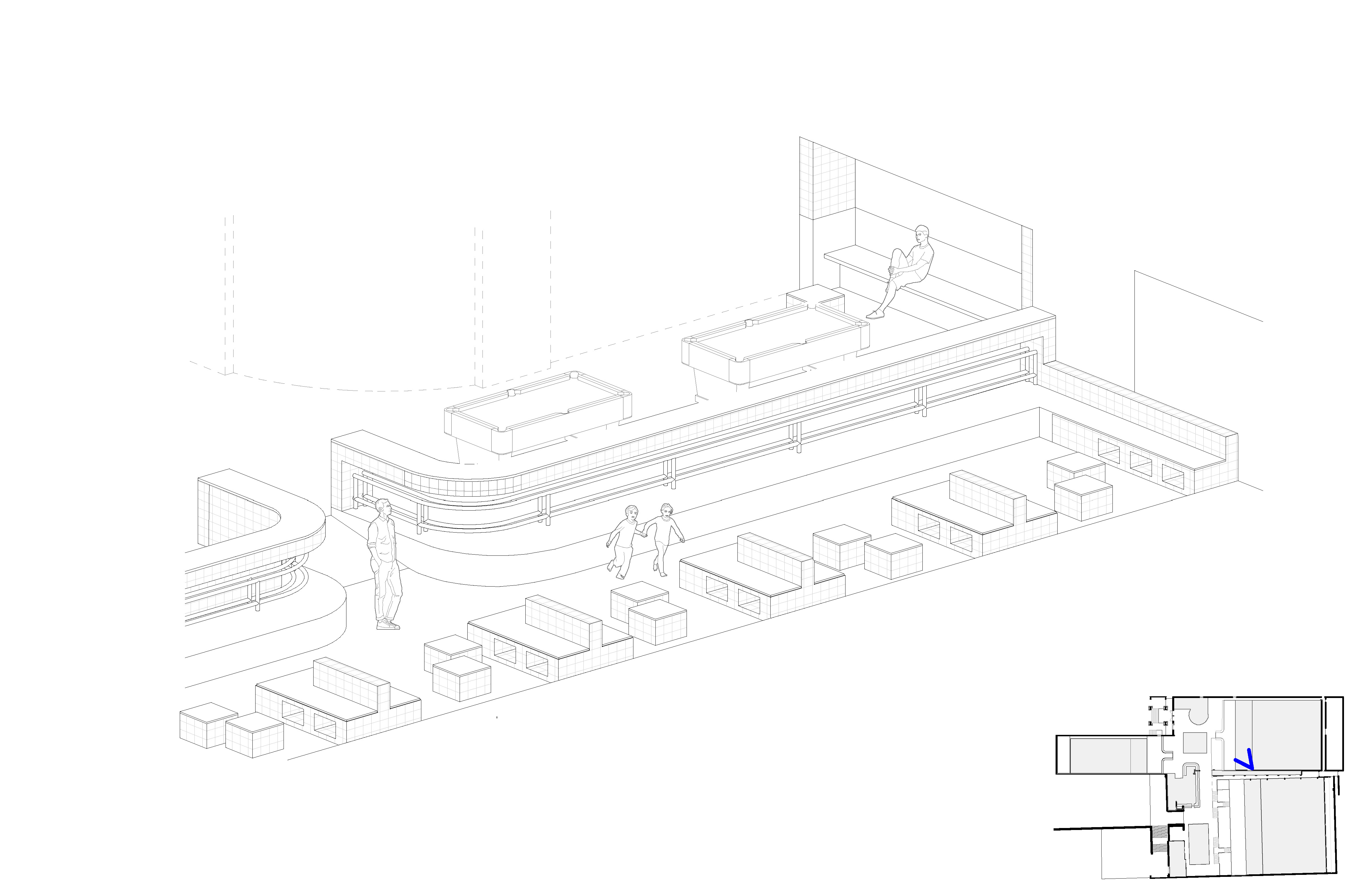 loco architectes Bowling-Brezet etudes axo05