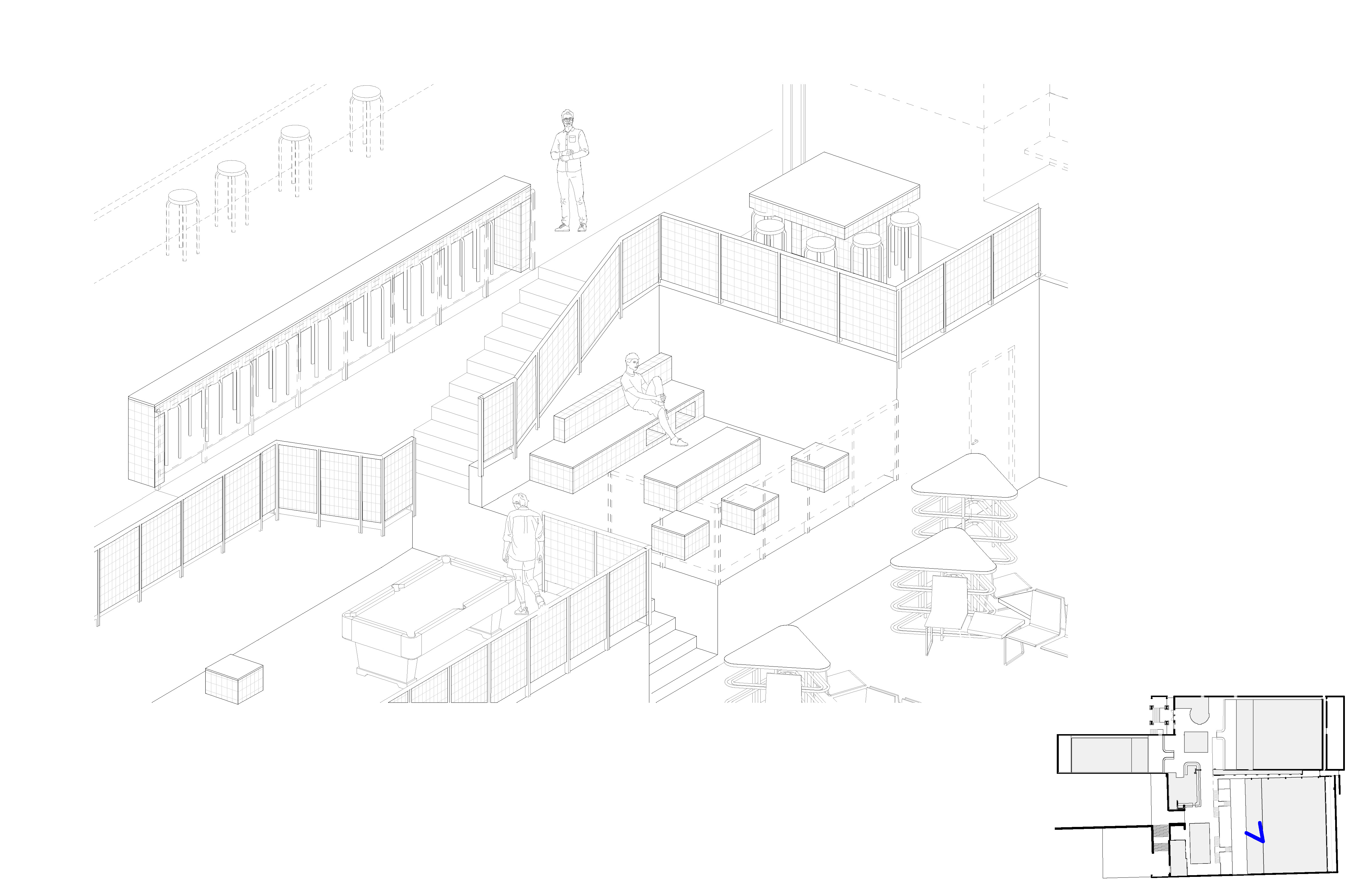 loco architectes Bowling-Brezet etudes axo07