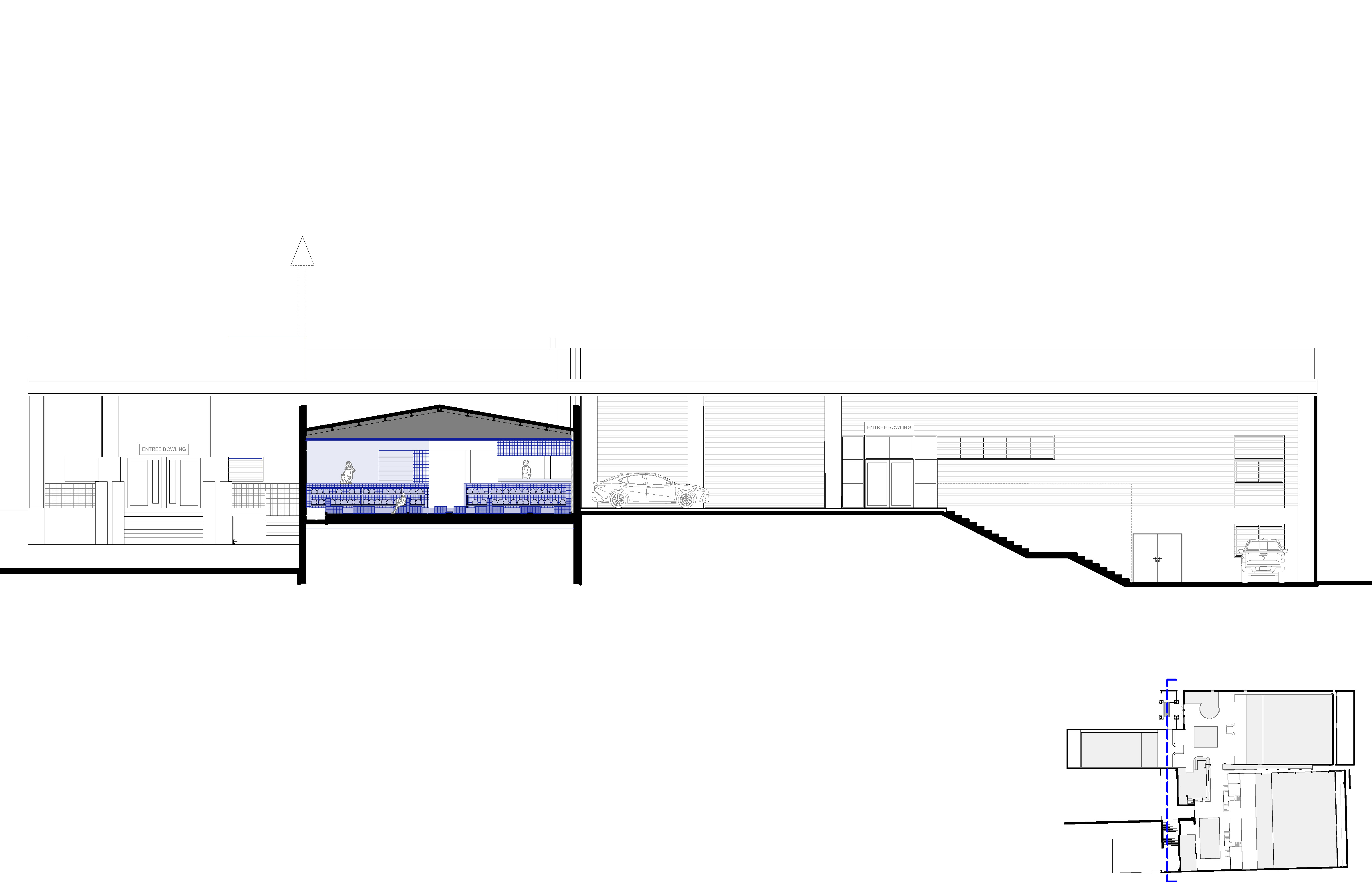loco architectes Bowling-Brezet etudes coupe-09 6p parkings