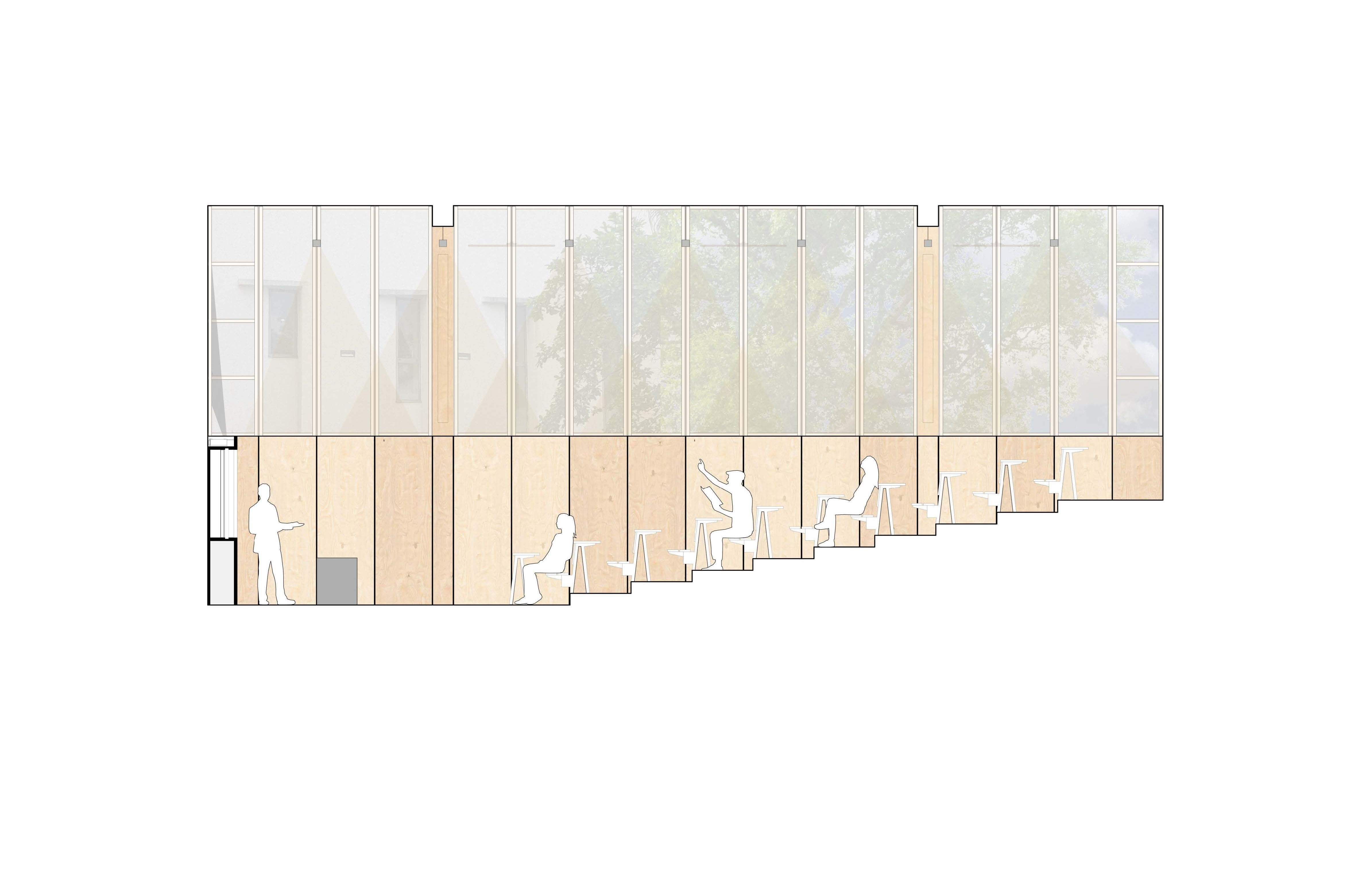 loco architectes IUT-nimes etudes vue interieure 02