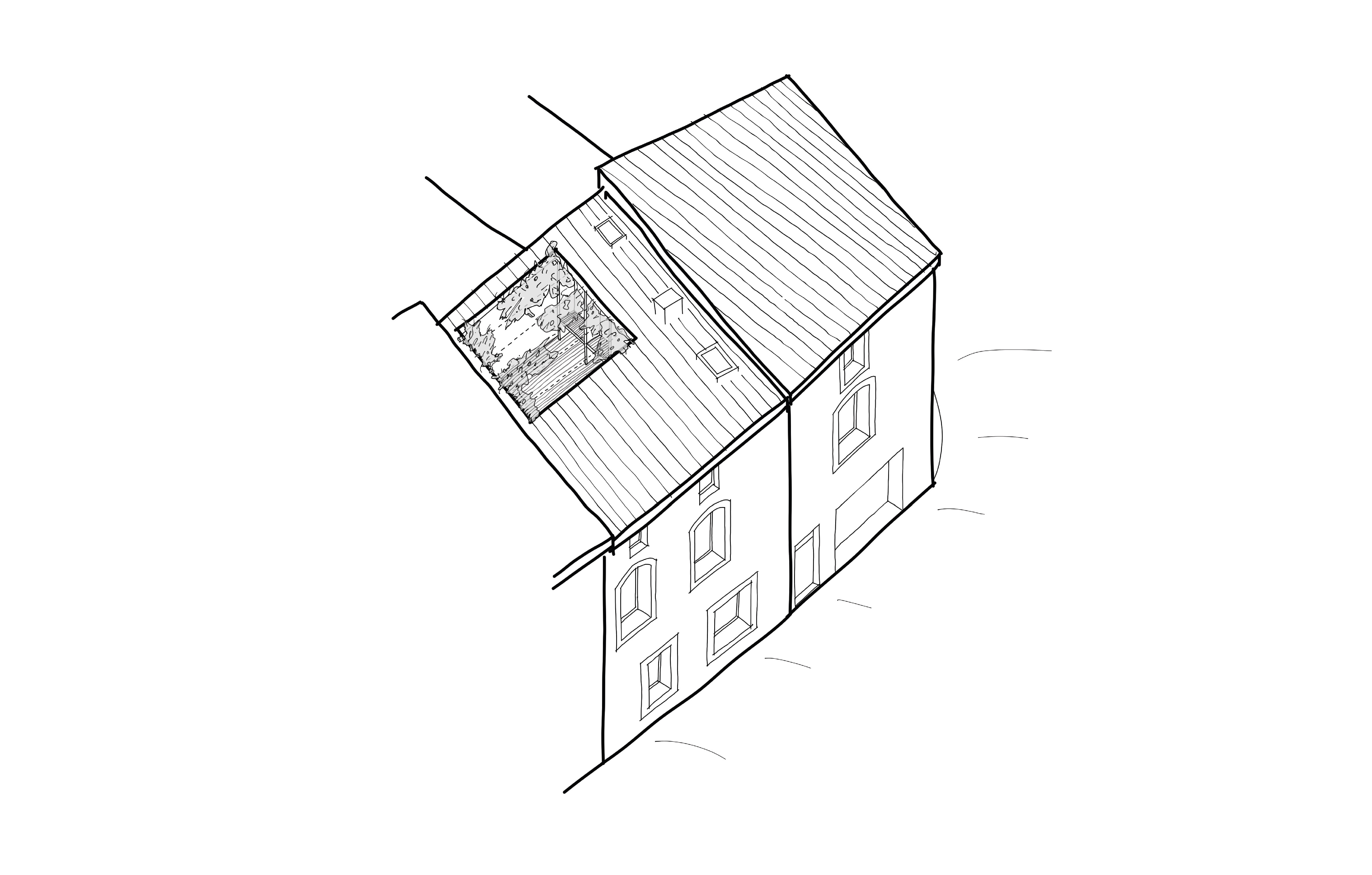 loco architectes MAISON-R&amp;T Croquis-Projet